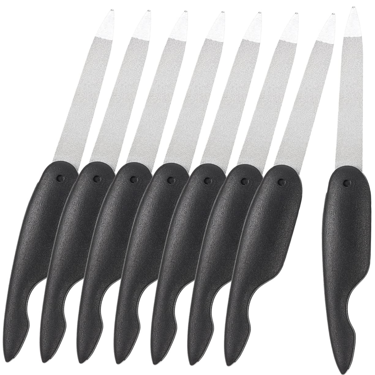 WOONEKY 32 Pz Lima Per Unghie Pieghevole Lime Per Unghie e Tamponi Unghia Piccole Lime Per Unghie Strumento Per Modellare Le Unghie Strisce Per Unghie Forniture Per Unghie Black Abs