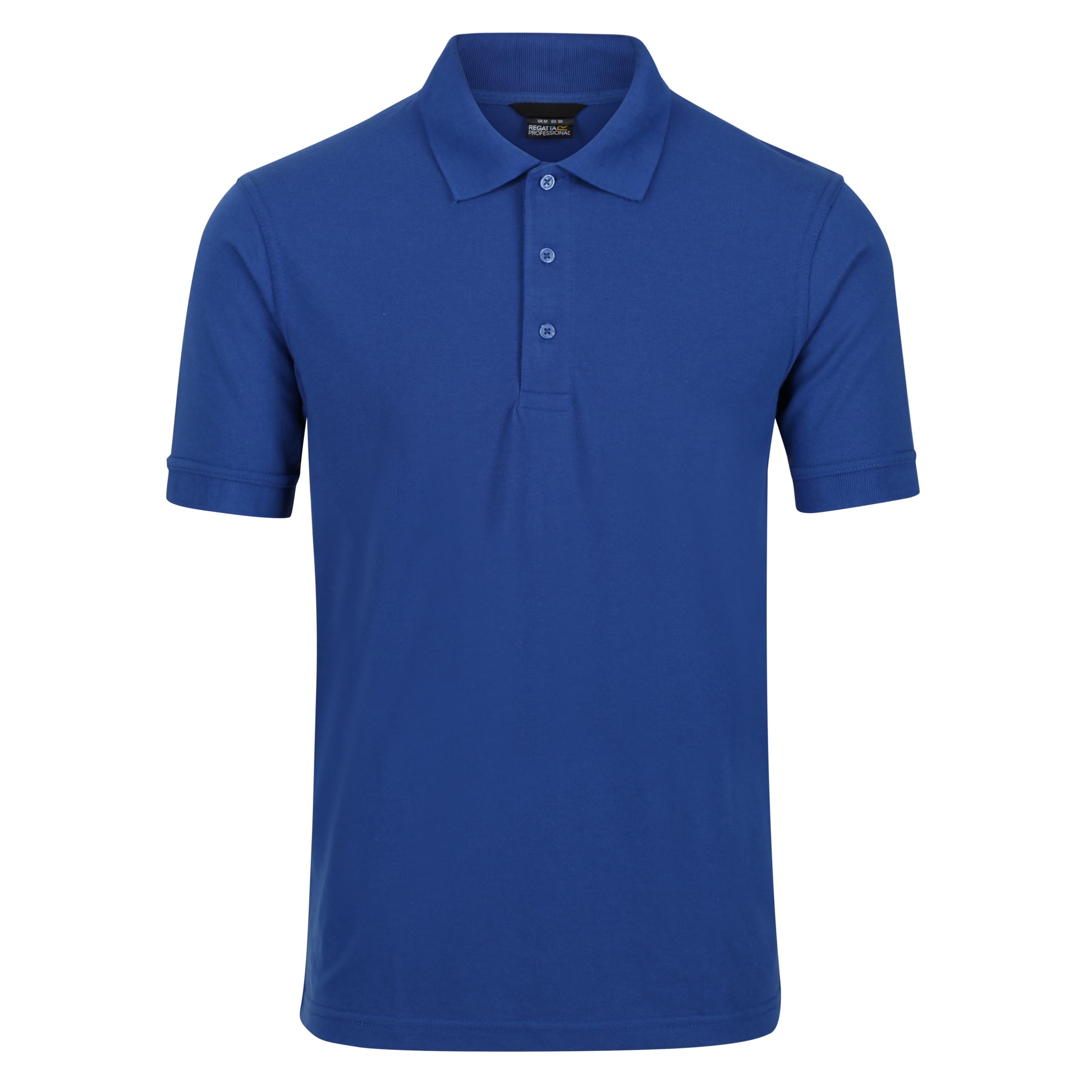 Regatta Professional Mens Classic Polo Shirt, 3 Buttons - Perfect for Work or Casual Wear Royal Blue