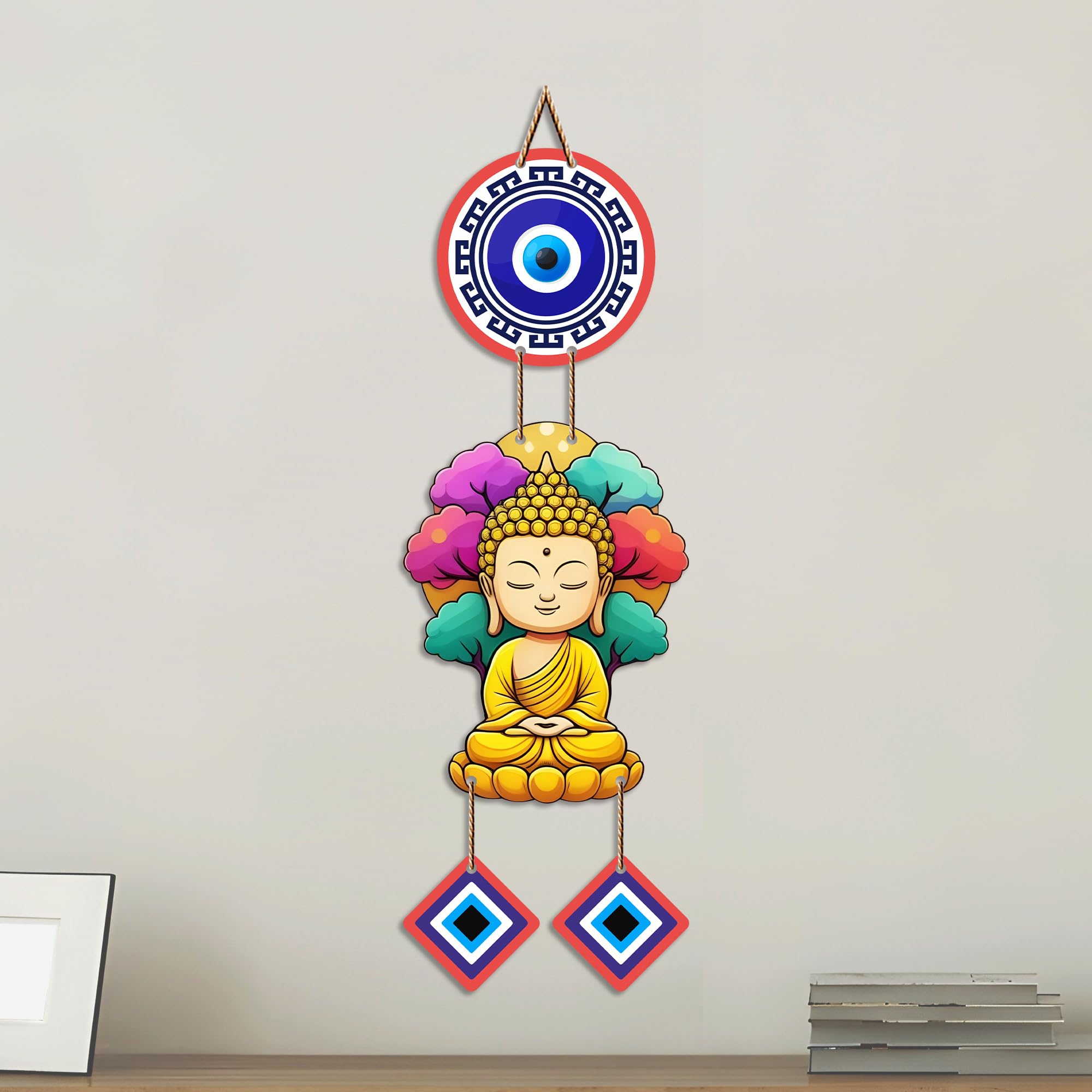 Lord Shiva Evil Eye Wall Hanging - Spiritual Home Decor -8