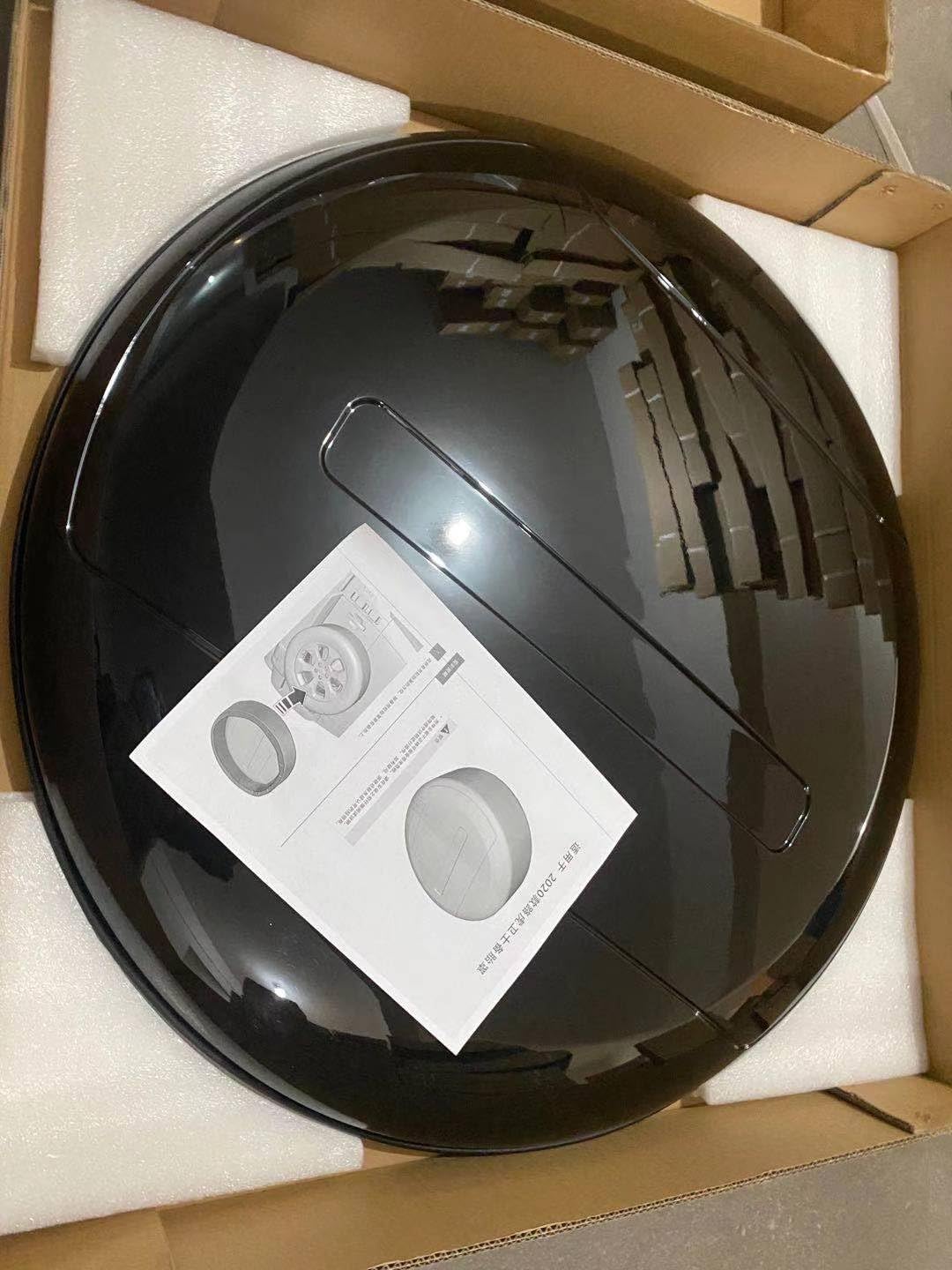 Spare Tire Cover for Land Rover Defender 90, 110, 130 (2020-2025) | Glossy Black ABS Plastic Rear Wheel Cover Protector | Exterior Accessory