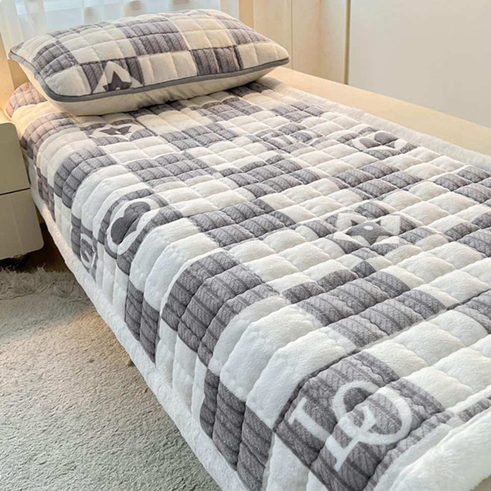 Samt Japanische Klappmatratze, Tragbar Bodenmatratze mit Gummiband, Dick Futon Matratze Japanisch, Luxus Schlafmatten, Faltbar Matratze für Tatami, Schlafsälebett,D,135x200cm/53x79in