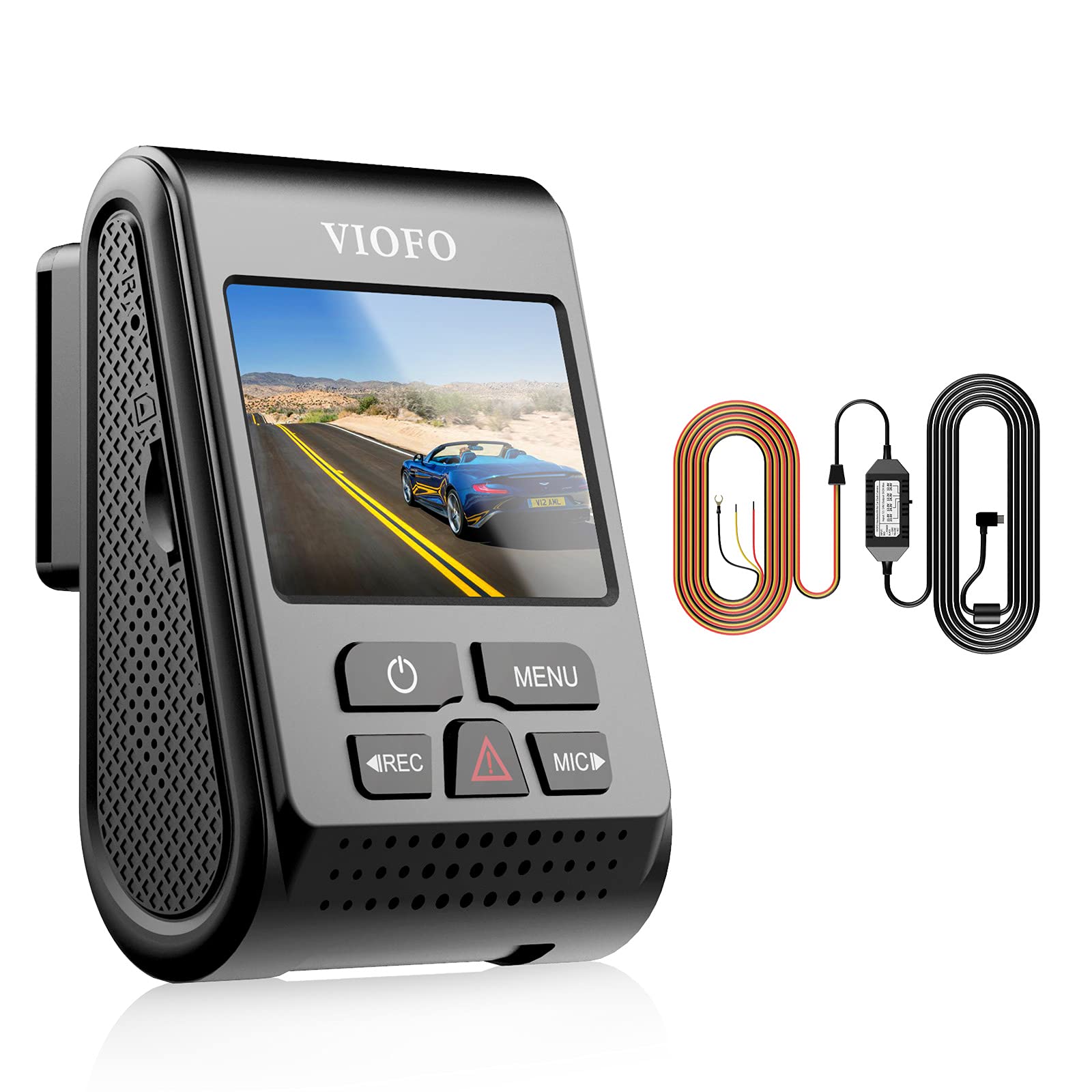 VIOFO A119 V3 2K Dash Cam HK3 Hardwire Kit Bundle Ultra Clear 2560x1440P HD Car Camera with GPS
