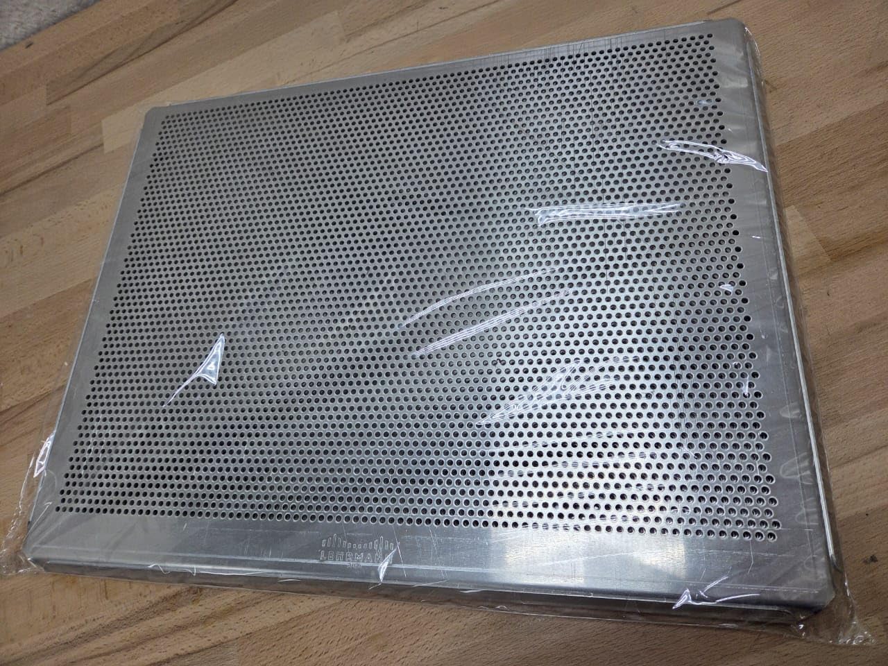 LEHRMANN Bandeja perforada (3 piezas) 45 x 35 cm placa para la panadería bandeja para horno Compatible con/reemplazo para MIWE WIESHEU BONGARD ELOMA/Siemens Bosch Neff