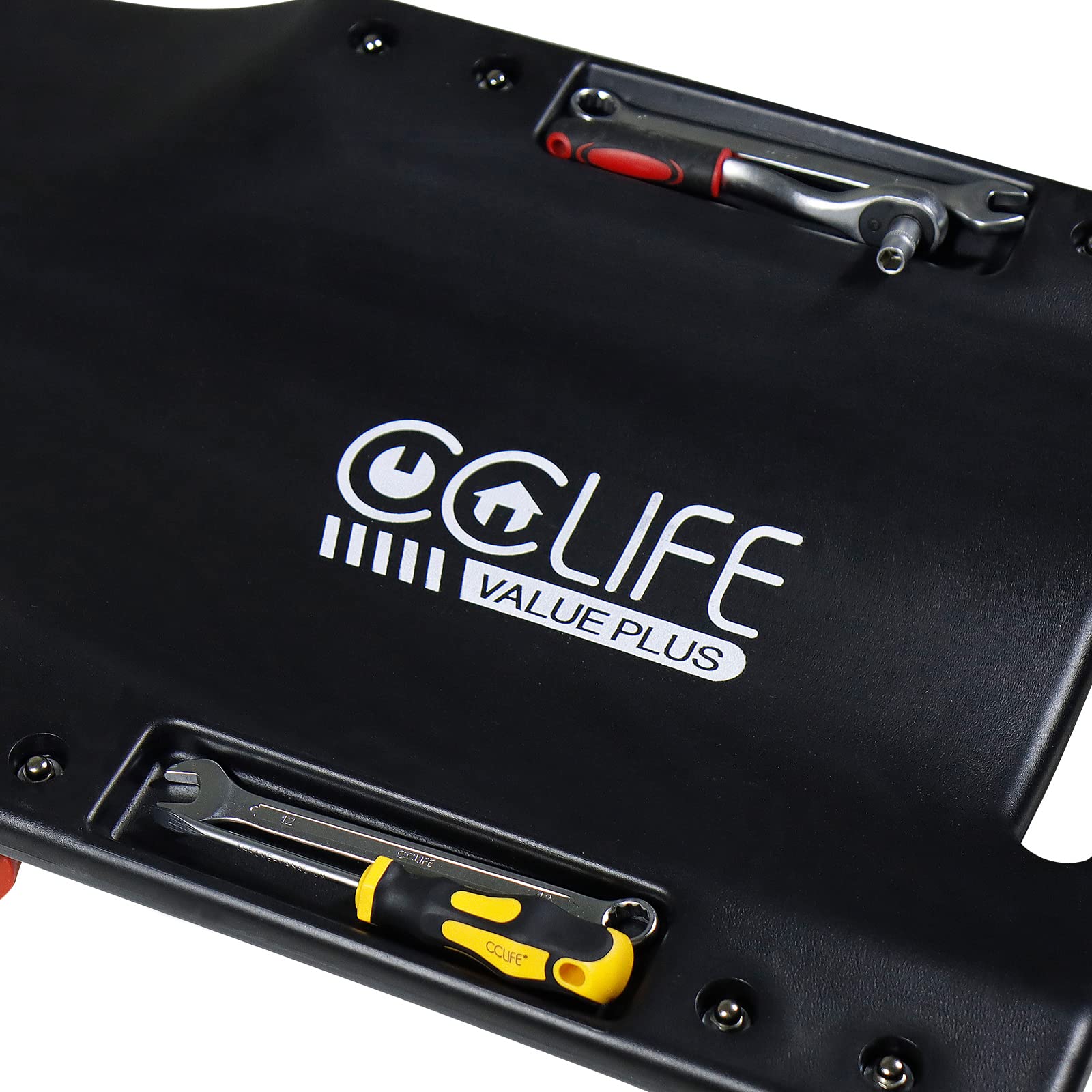 CCLIFE Camilla de Taller para Mecánicos, Capacidad Máxima de 180kg, Dimensiones 900x450x90mm, Ideal para Reparaciones Automotrices