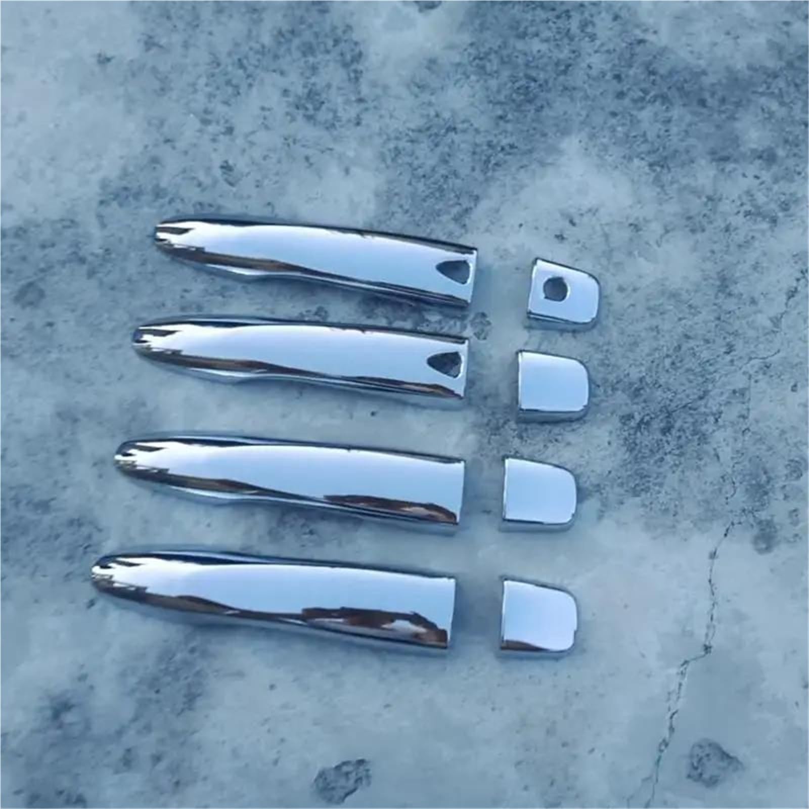 Ysdsls Style 1 Sleek Door Handle Chrome Car Door Handle Cover Stickers Styling Accessories For Nissan For Qashqai J11 2014-2021