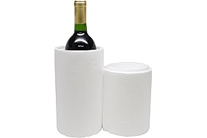 6-count R1BC Styrofoam Wine Shipping Coolers