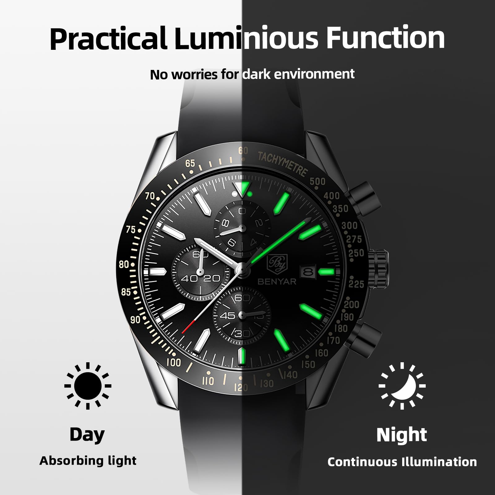 Reloj de pulsera para hombre Amazon analógico, relojes para hombre, negocios, trabajo, impermeable, cronógrafo, para hombre, moda, minimalista, deportivo, clásico, elegante, con correa de cuero, regalos únicos para hombres, SIS-negro 5
