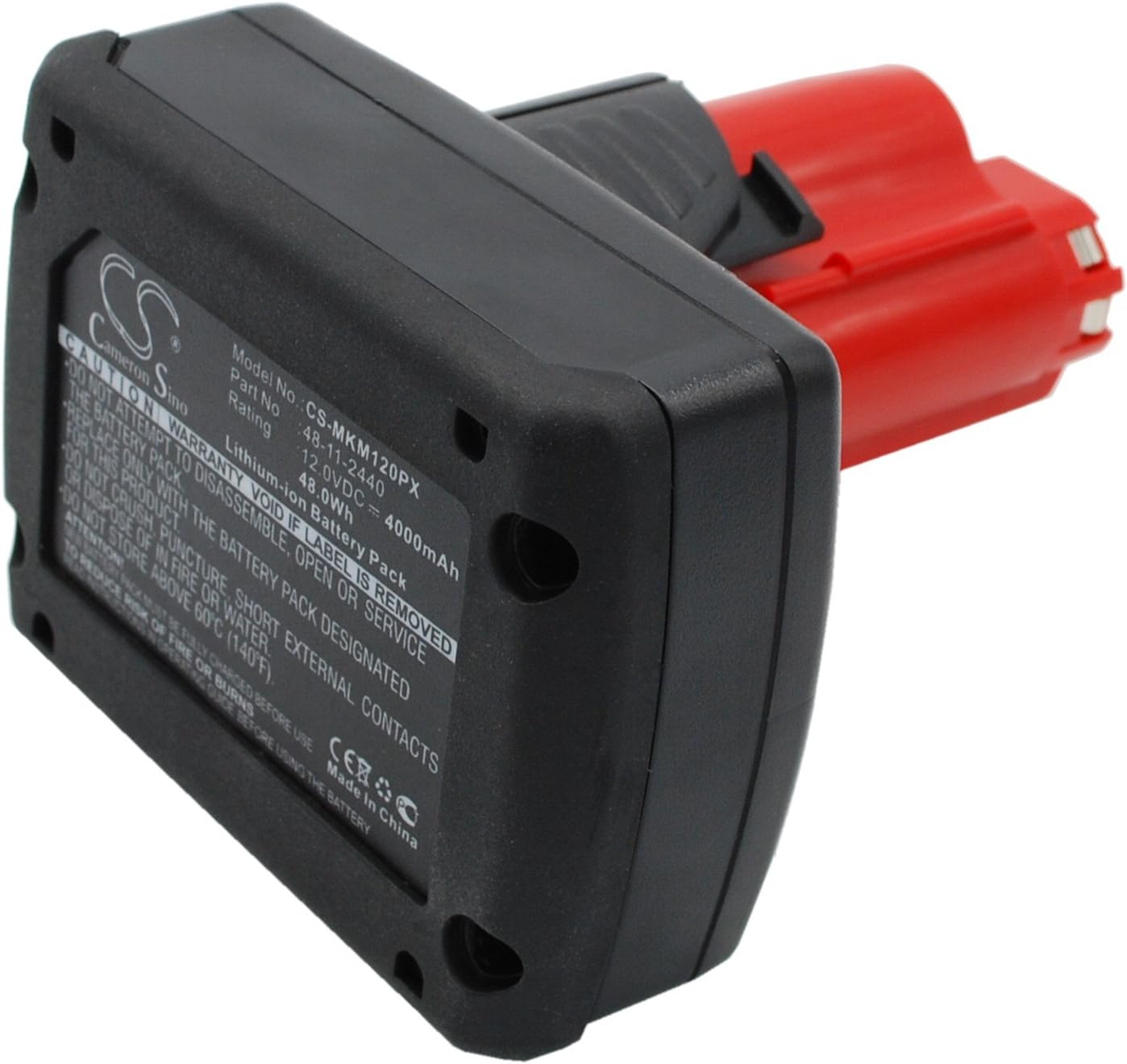 12v Compatible with Battery Milwaukee 48112440, 48-11-2440, 4932352664 M12 HPT, M12 HPT-202C, M12 HPT-202C M-KIT, M12 HPT-202C TH-KIT, M12 HPT-202C U-KIT
