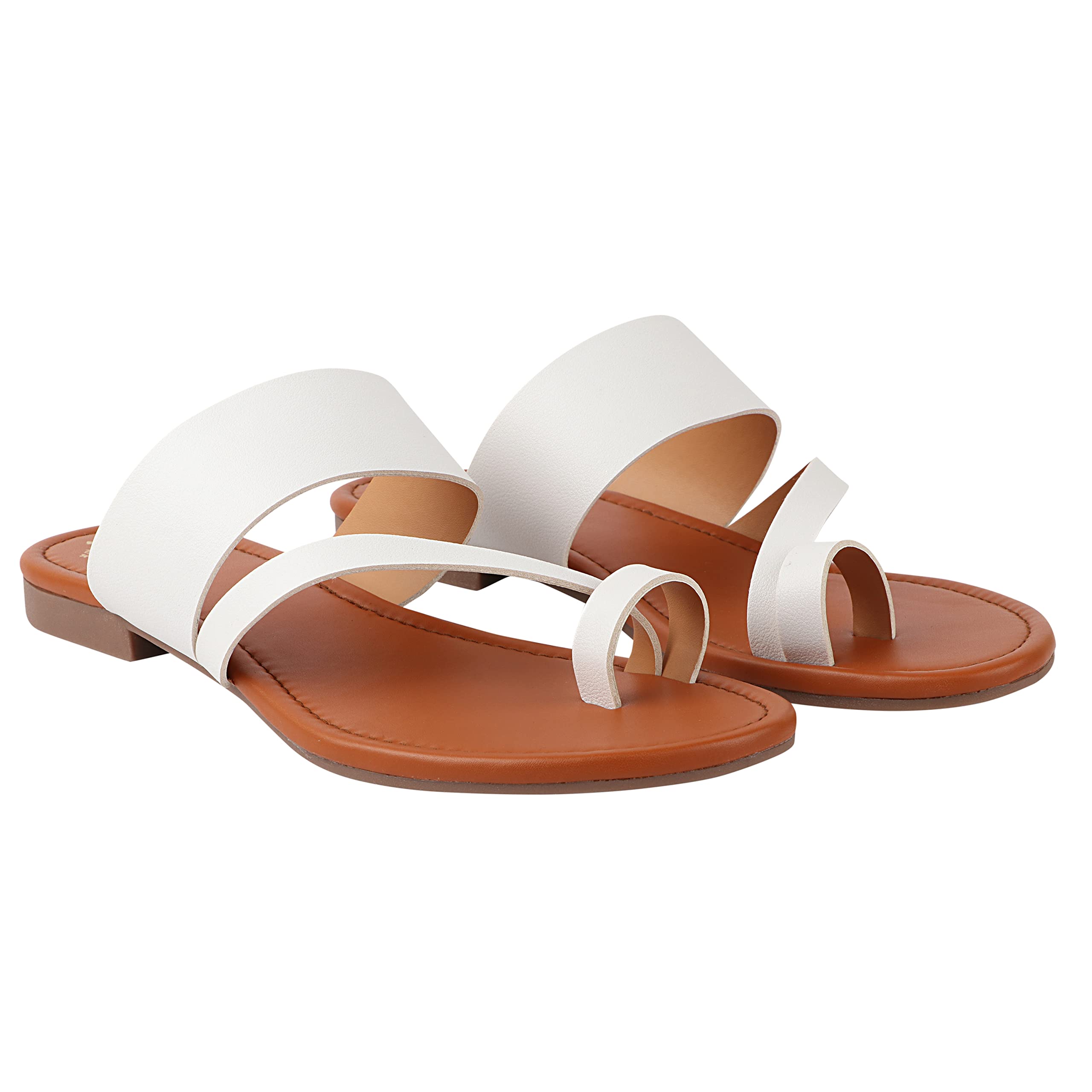 Shoetopia Women and Girls White Flat Sandal (B09WKDPN61) Amazon Price History, Amazon Price Tracker