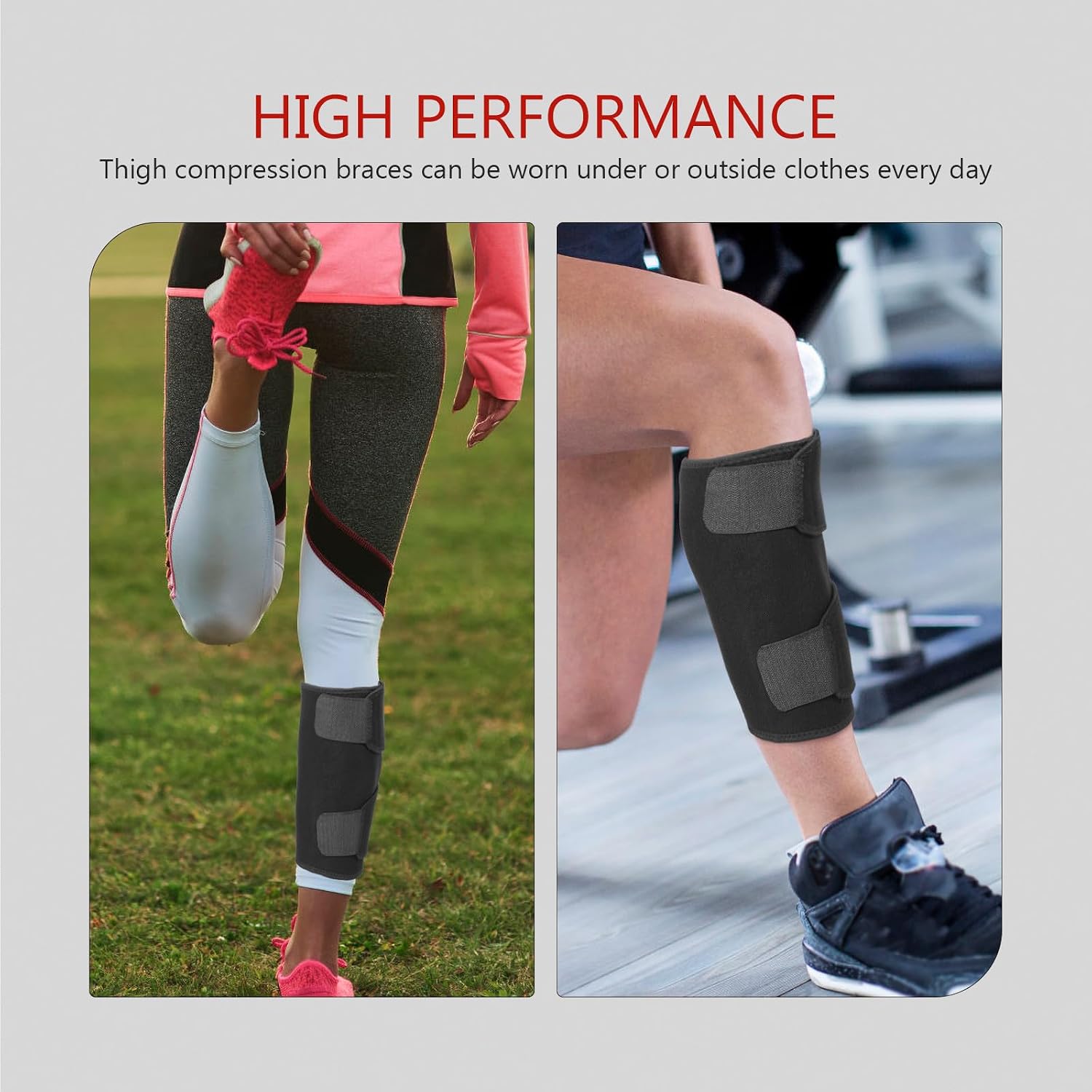 Sports Calf Sleeve Leg Support Brace for Adults, Breathable Elastic Compression Sleeve Sweat Absorption, 51cm X 24cm, Protective Shin and Calf Guard for Running and Outdoor Sports