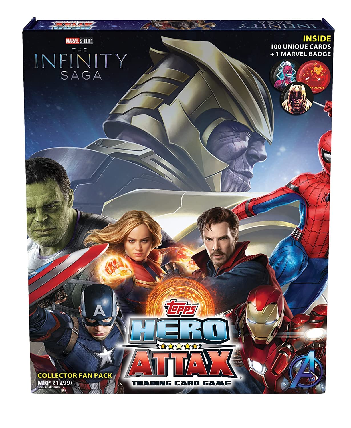 Topps Marvel Hero Attax 2021 TCG Collection (Collector Fan Pack) I Themed Playing Cards I Marvel Trading Cards | Marvel Cards | Marvel Playing Cards | Avengers Playing Cards | Avengers Cards (B09BKX7TW3) Amazon Price History, Amazon Price Tracker