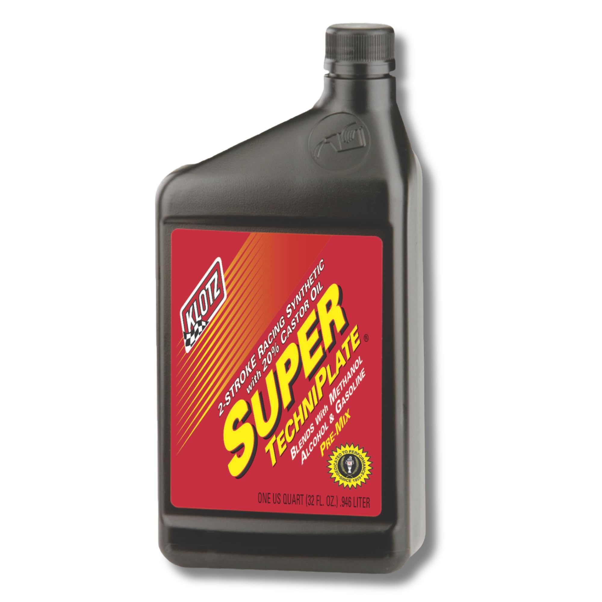 Klotz Super TechniPlate Synthetic Pre-Mix Oil for 2-Stroke Engines – 1 Quart KL-100