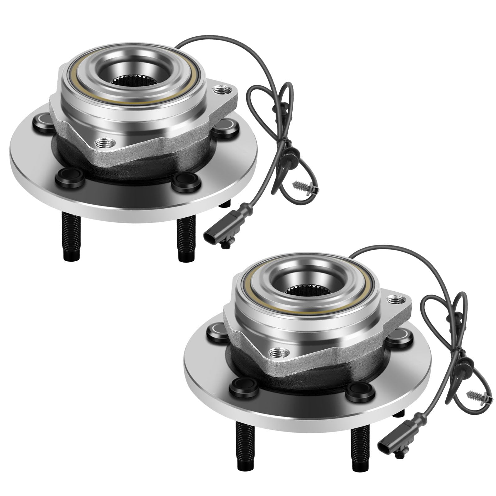ECCPP 2PC 513207 Front Wheel Hub Bearing for Dodge for Durango 2004-2005