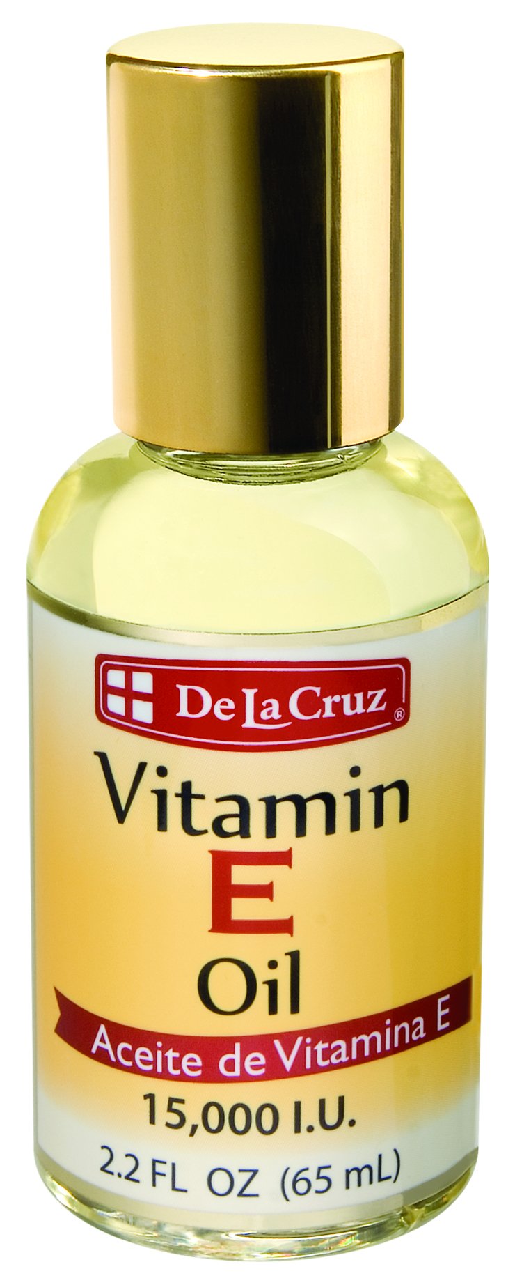De La Cruz Vitamin E Oil 15,000 IU, No Preservatives, Artificial Colors or Fragrances, Made in USA 2.2 FL. OZ.