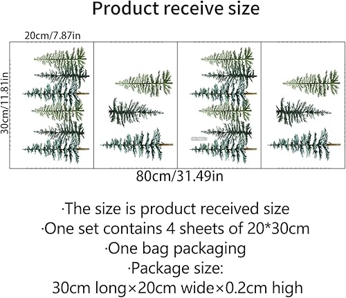 Miniatura 6 de Adhesivos para ventana de árbol de Navidad, calcomanías de ventana de árbol de Navidad, calcomanías de ventana de copo de nieve de Navidad de doble