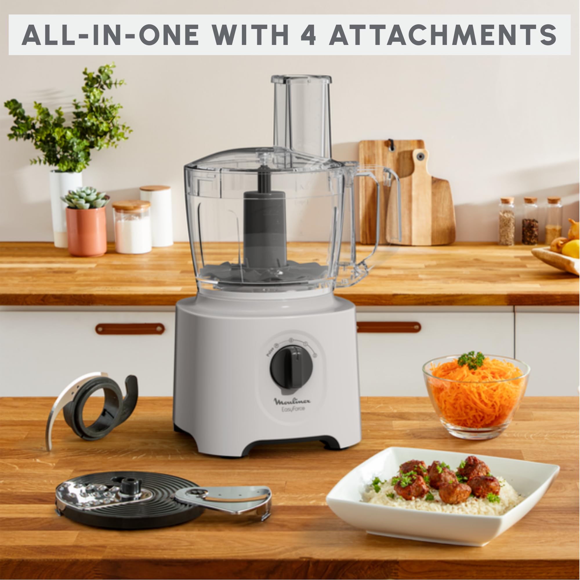 Moulinex Robot kuchenny 800 W Biały