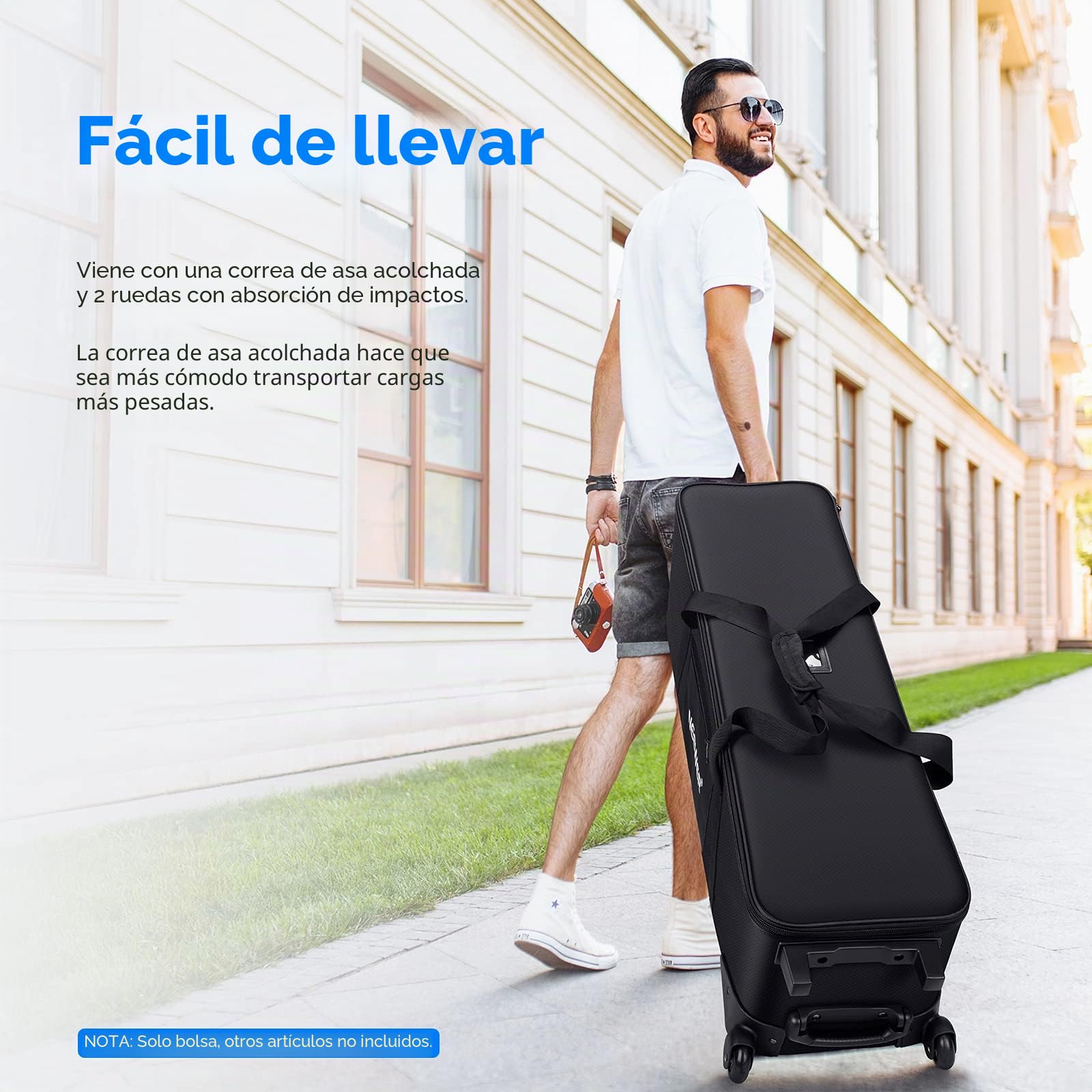 NEEWER Bolsa de Transporte para Equipo de Estudio fotográfico, Soporte de luz, trípode, Flash, Pantalla de Estudio, Estudio fotográfico, etc. (NW-B01)