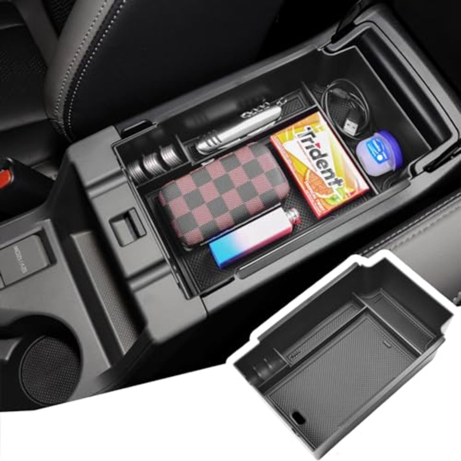 Centralna konsola Organizer Tacka do przechowywania w podłokietniku Kompatybilna z Subaru Crosstrek/Impreza 2018-2023 Akcesoria do wnętrza samochodu
