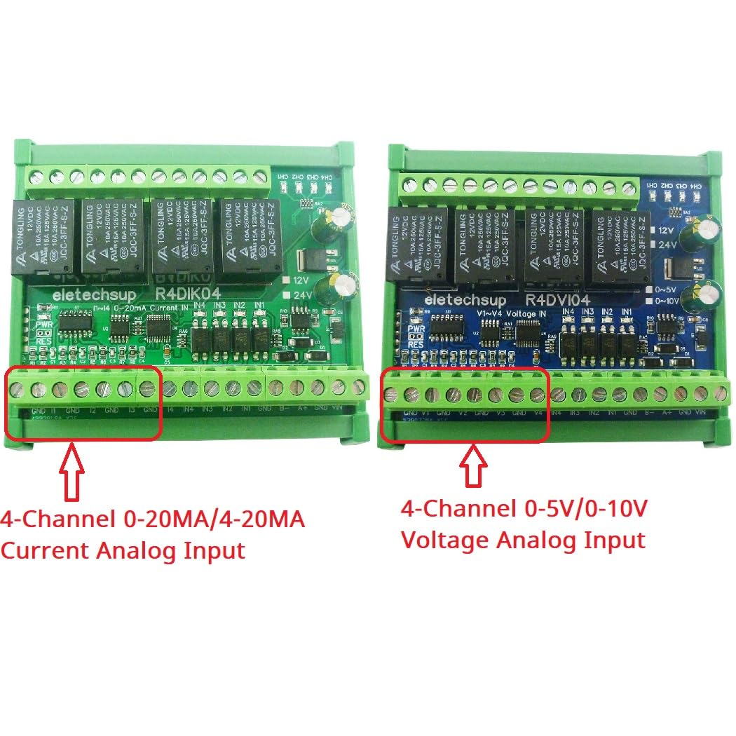 DC 24V 4AI-4DI-4DO Analog Digital IO Board DC 24V 4AI-4DI-4DO Modbus ...