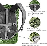 Vista 4 de Frelaxy - Funda impermeable para mochila, nivel de impermeabilidad de 10000 mm, estructura multicapa ultrarresistente mejorada, correa con hebilla