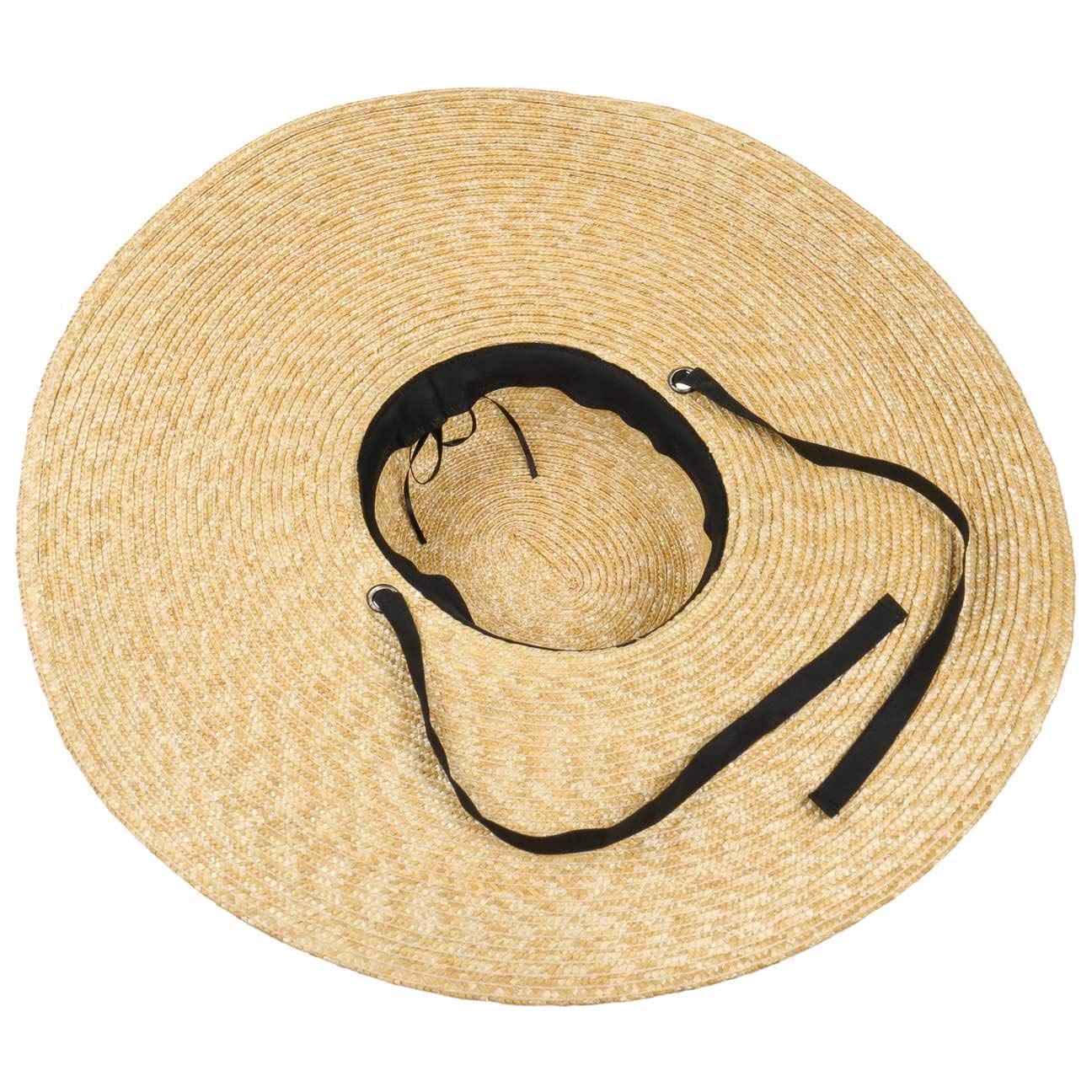 LIERYS Giant Cappello di Paglia a Tesa Larga Prodotto in UE Donna Primavera Estate