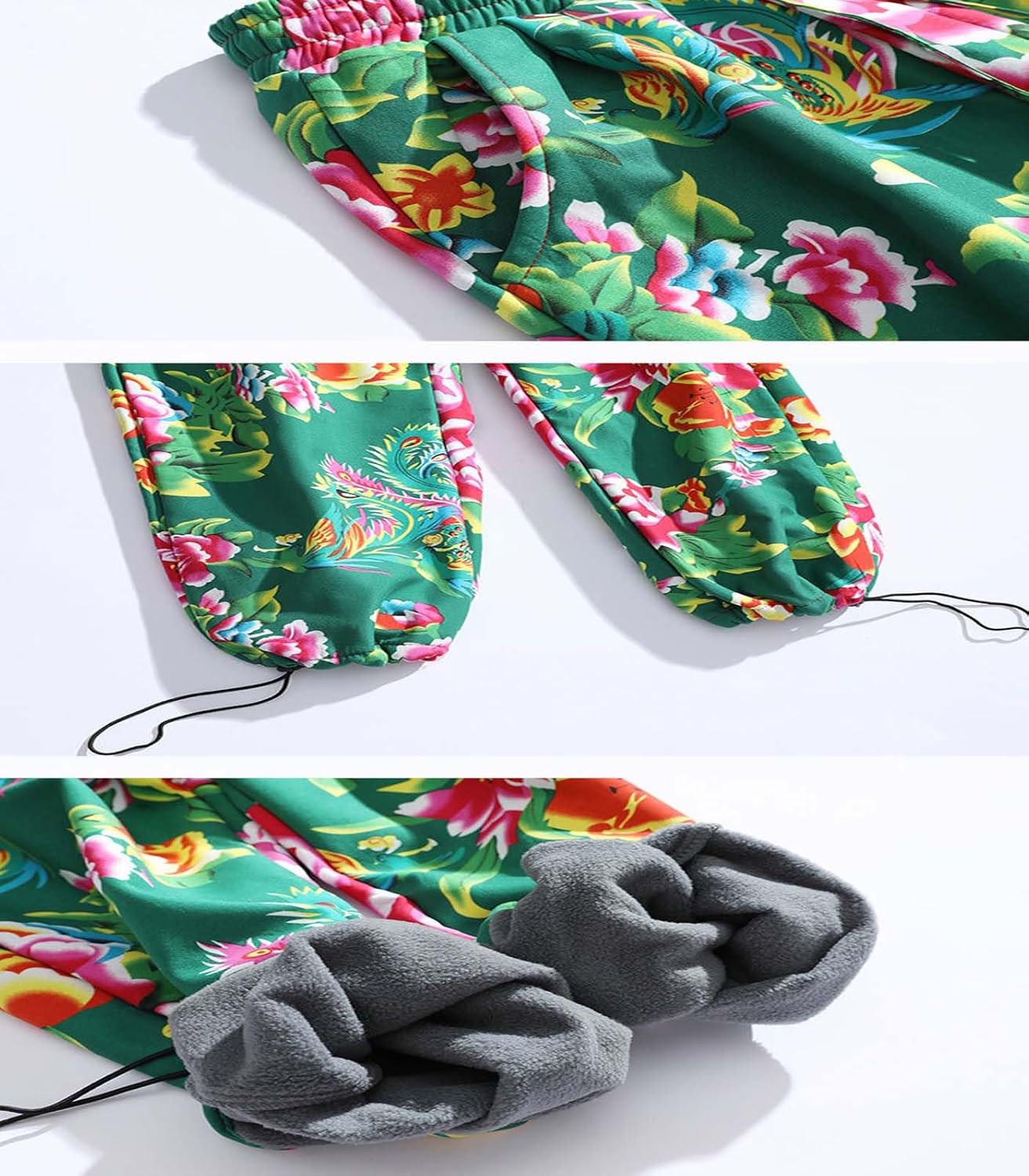 Winter warm cold resistant cotton jacket Northeast large flower Hanfu Chinese style men women clothing cotton jacket