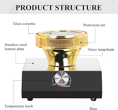 Halogen Beam Heater Burner halogen siphon coffee burner Heater for Syphon Coffee Maker 110V