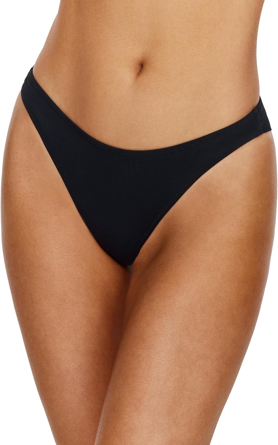 Gottex Flirtt Women's Midnight Bikini Bottom- Mid Rise, Front Lining, Light Bottom Coverage, Tops Sold Separately