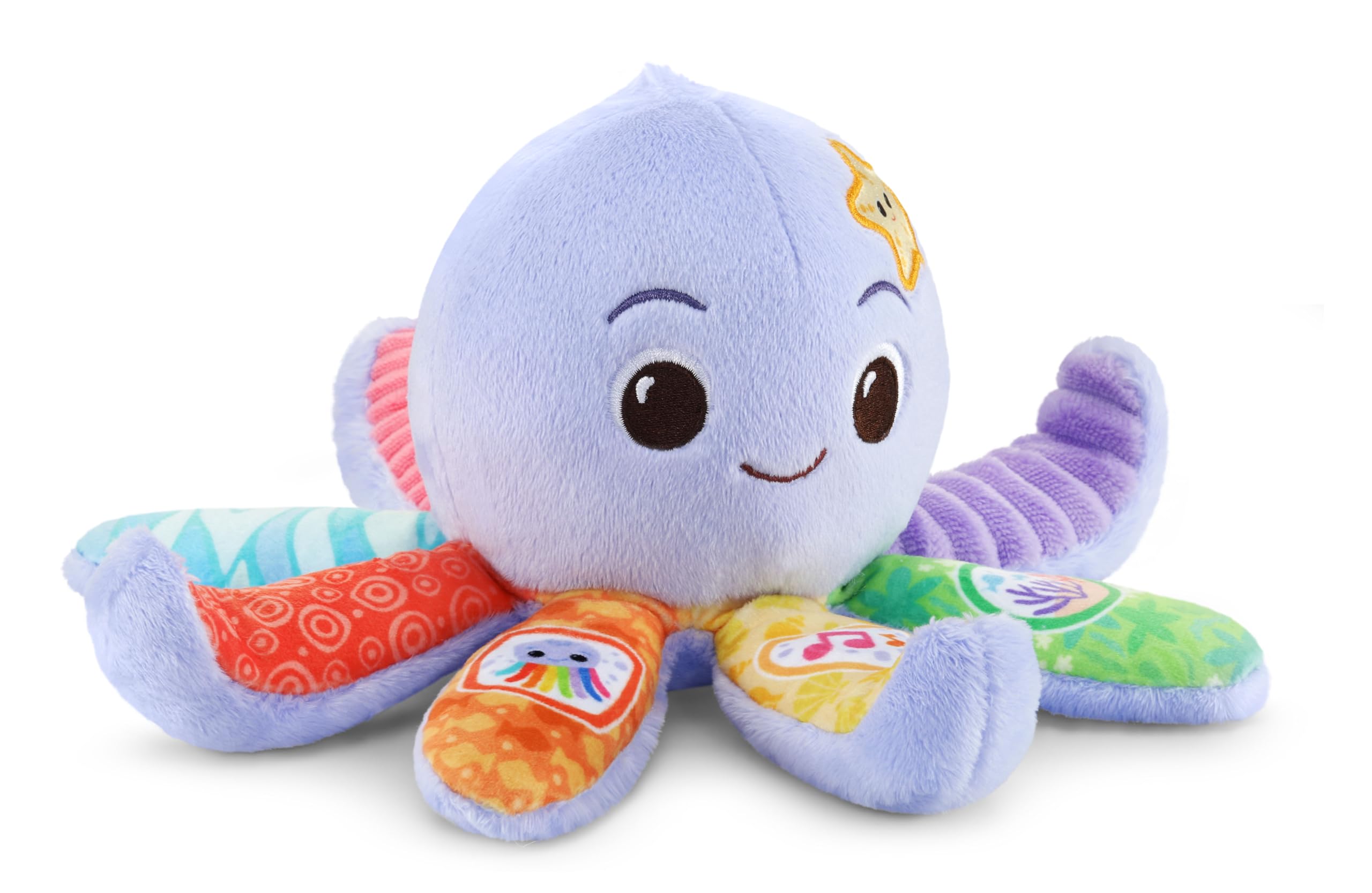 VTech Snuggles the Octopus, Sensory Toy with Different Fabric Textures - Image 4