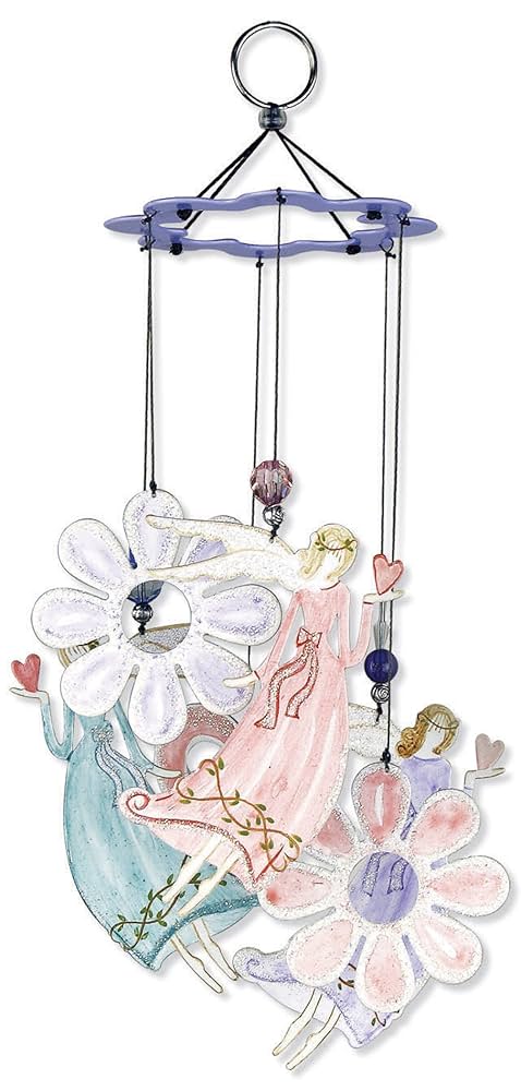 himemama　0216★ Amazon.com : Sunset Vista Designs Angel Garden Wind Chime