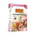 BAKERS Custard Powder | Strawberry Flavor | (100g x 6, 600g) | Contains No Eggs | Long Shelf Life | Makes Smooth, Creamy, Testy & Juicy Custard | Quick & Easy to Make |Best For Fruit Salads & Puddings gallery image