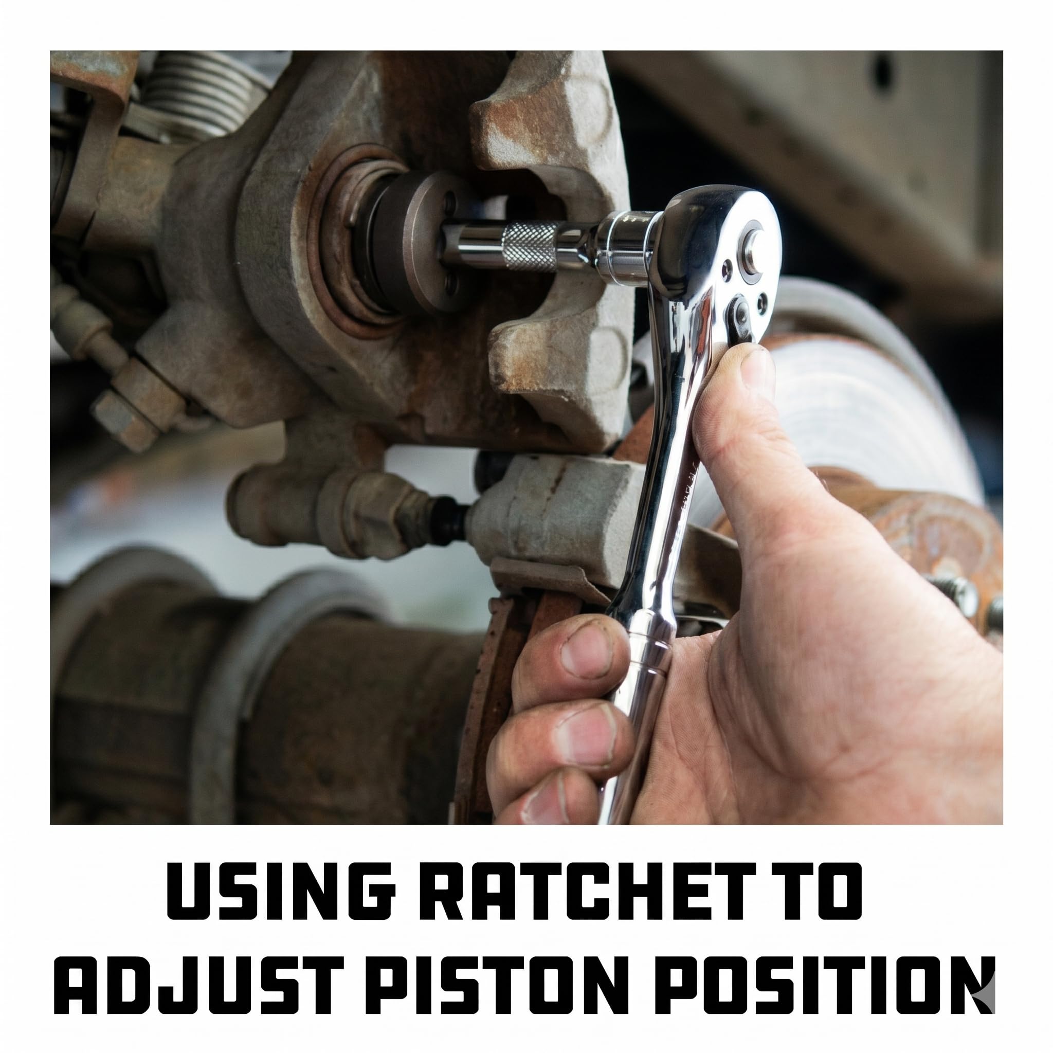 Amazon.com: Powerbuilt Rear Disc Brake Adjust Tool Kit, Caliper