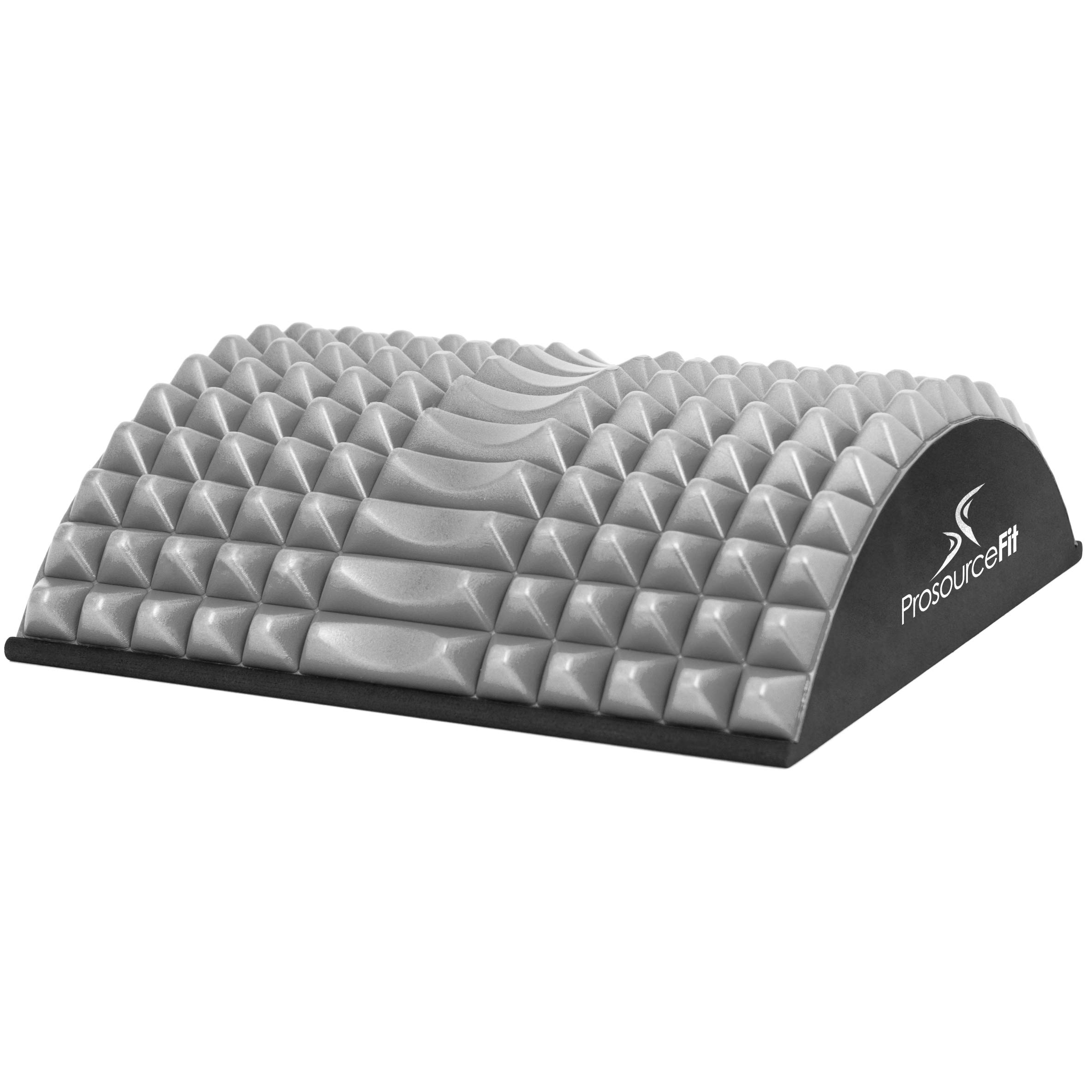 ProsourceFitArched Back Stretching Spike Orthopedic Traction Device & Lower Lumbar Massage Support, Grey