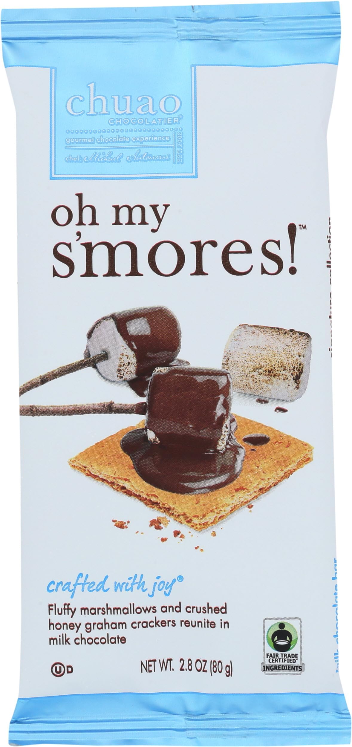 Bar Chocolate Milk Smores, 2.8 Ounce