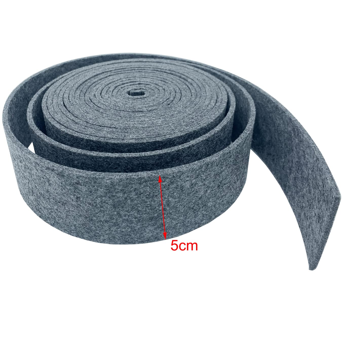 Filzrolle 5 Cm X 500 Cm – 3 Mm Dick, Polyester, Für DIY & Basteln