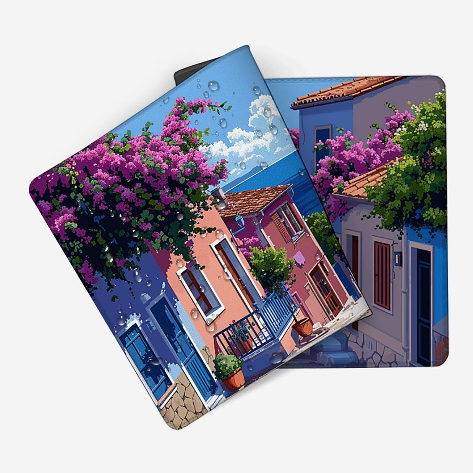Paesaggio Tappetino Mouse Gaming xxl 1000 x 500 mm, Tappetino Scrivania Blu Con Bordi Cuciti, Presa Stabile su Superfici Lisce, Impermeabile Antiscivolo Mouse Pad per Gaming Accessori Regalo j2-152