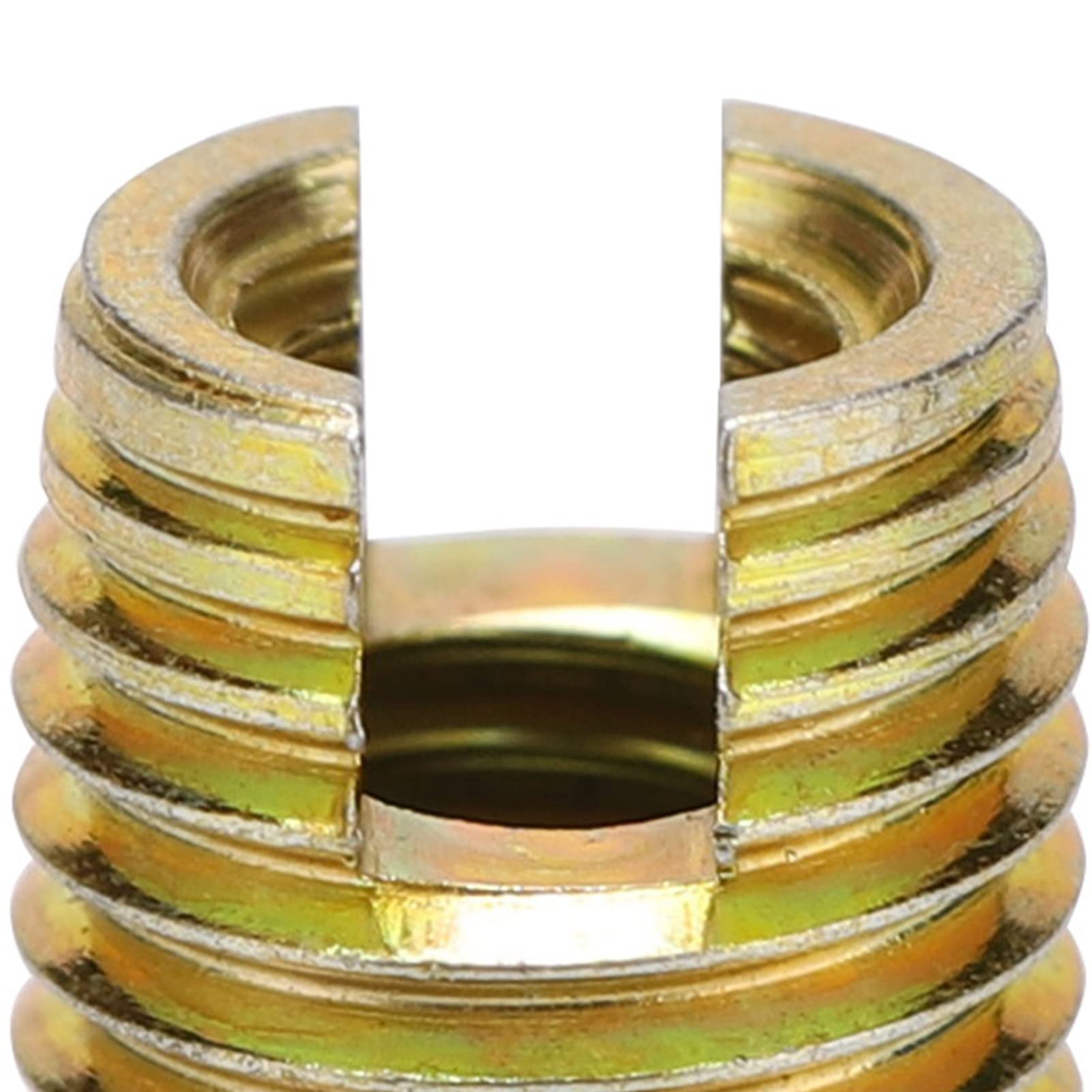 Akozon Inserto Filettato Autofilettante 20pz Inserti Filettati 302 Viti per Riparazione Viti in Acciaio al Carbonio(Inner M5*0,8 Outer M8*1,0)