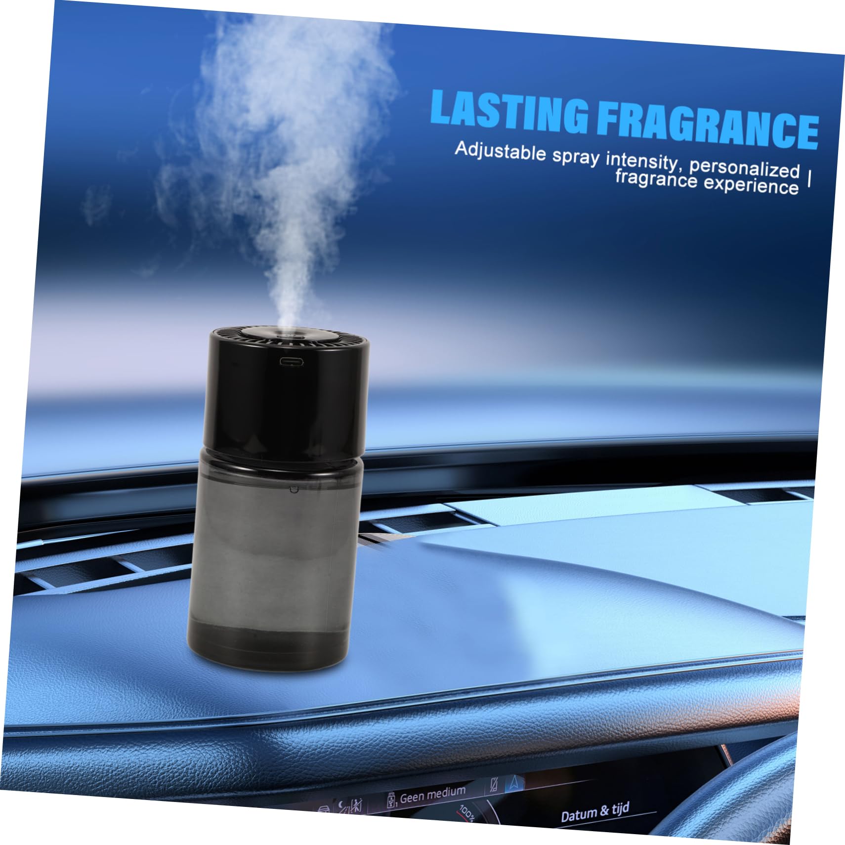 Diffusore Profumo Auto Automatico 160ml in Plastica | Spruzzo Elettrico, Distribuzione Costante della Fragranza, Design Portatile e Intuitivo