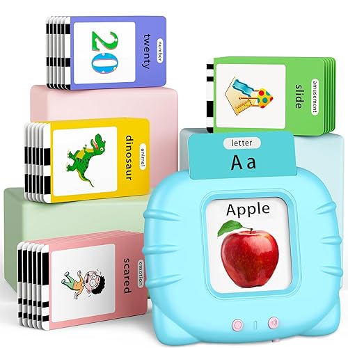 Eaever Educational Toys Talking-Flash-Cards, Easter Birthday Gifts for Boys 1