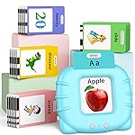 Eaever 520 ABC Sight Words Talking Flash Cards, Christmas Birthday Gift for 2 3 4 5 6 Year Old Boys and Girls, Preschool-Learning-Activities, Toddler Educational Toys for Ages 1-6 Kids, Blue