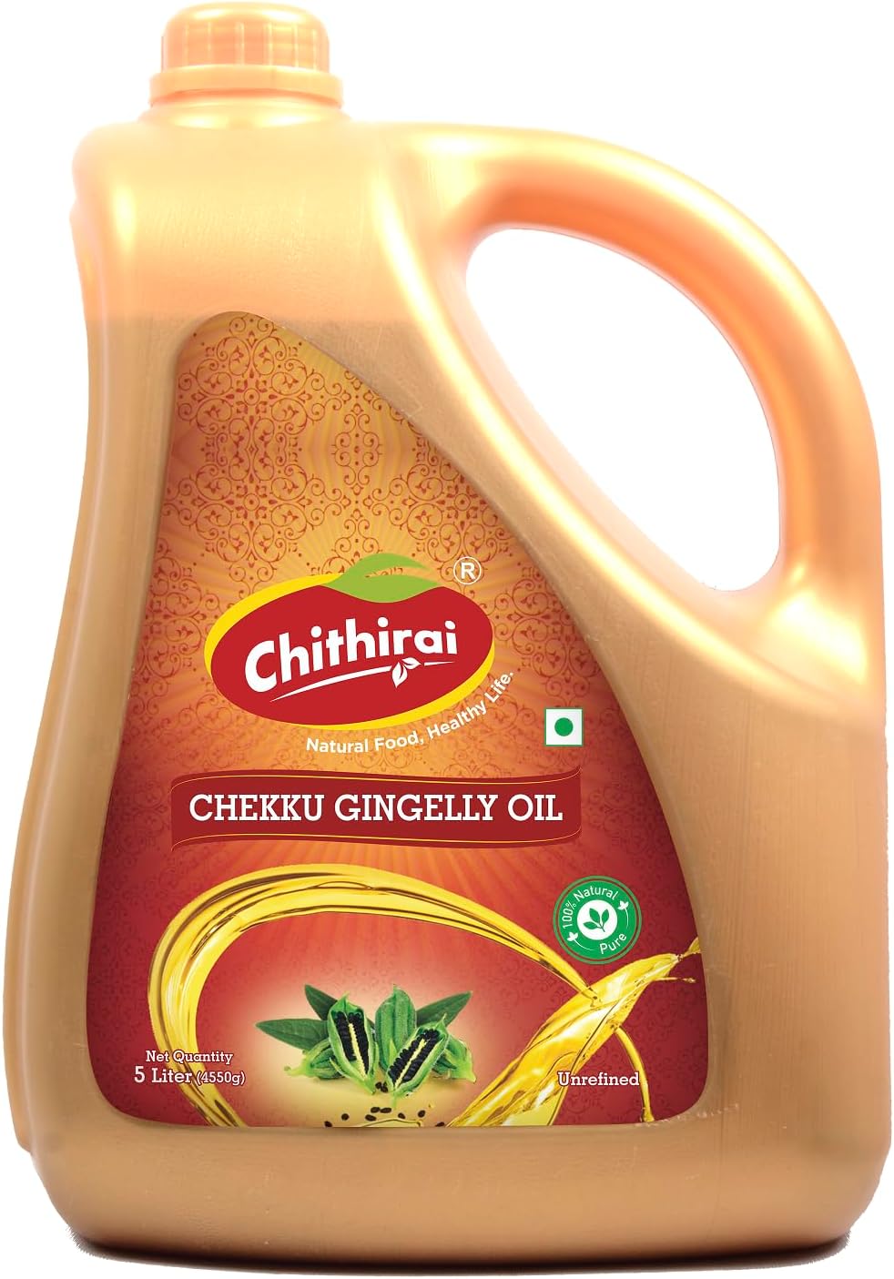 Chithirai Cold Pressed Sesame oil (5 litre)