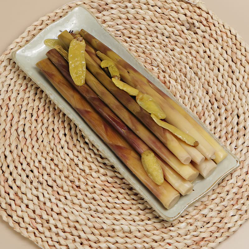 Miniatura 7 de Brotes de bambú fresco de especialidad china, comida informal lista para comer, brotes de bambú crujientes, brotes de bambú pelados a mano, paquete