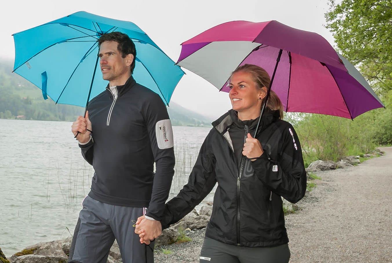 Euroschirm Swing Liteflex Trekkingschirm, unisex - erwachsene, Arancione - arancione, 0