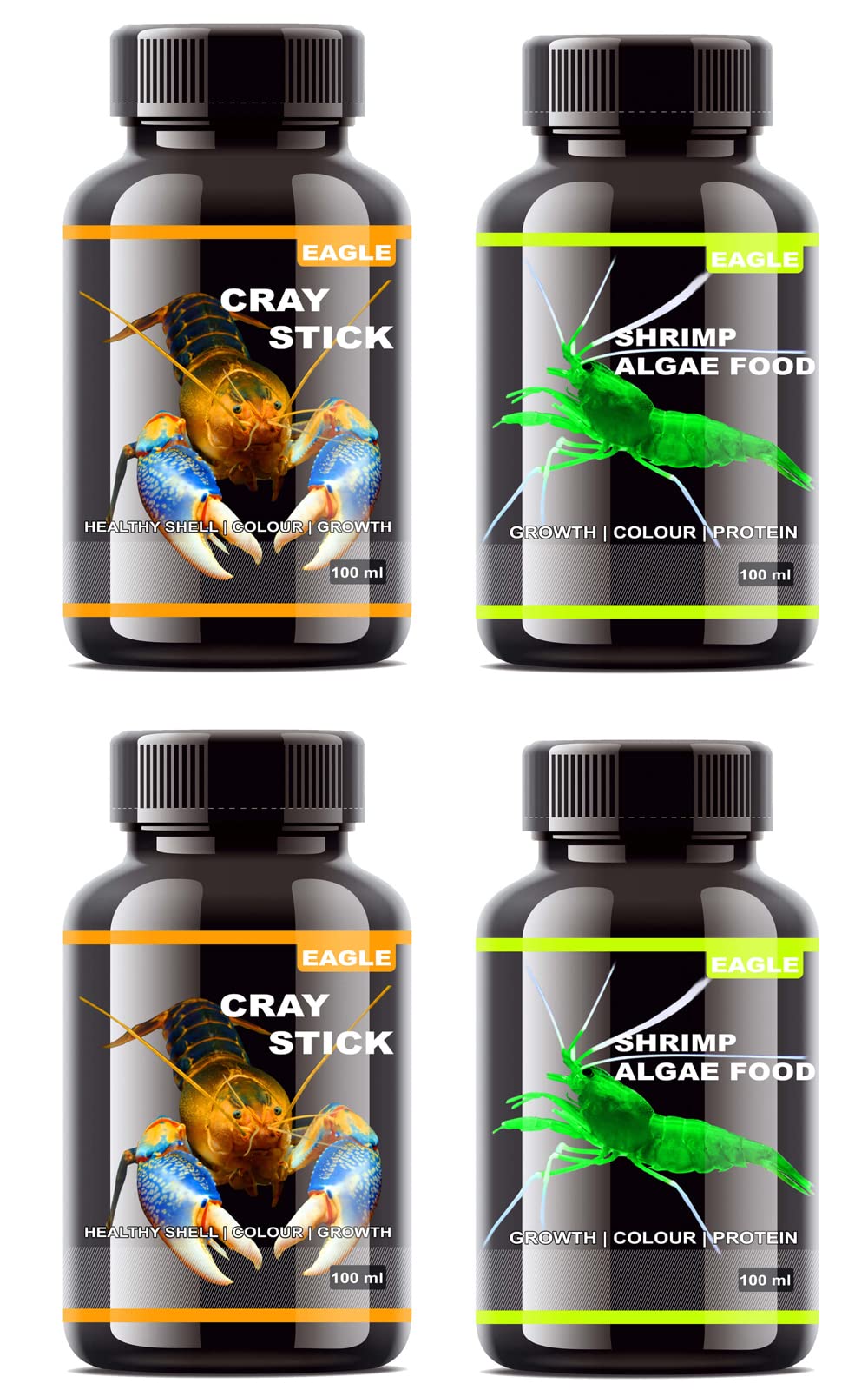 Eagle Algae Fish Food for Shrimps 2 Nos and Eagle Lobster or Cray Fish Food 2 Nos Combo Set (Total 4 Nos) from RedBeaks (B09SDL9KQY) Amazon Price History, Amazon Price Tracker
