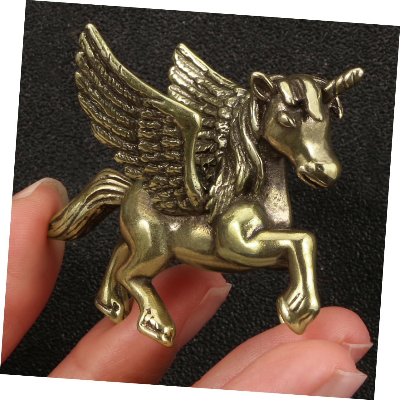 OUNONA 5stücke Retro Einhorn Figurine Aus Messing Elegante Desktop Dekoration Stabil Für Teeeinstellungen Und Wohnaccessoires Einzigartiges Für Einhorn-Liebhaber