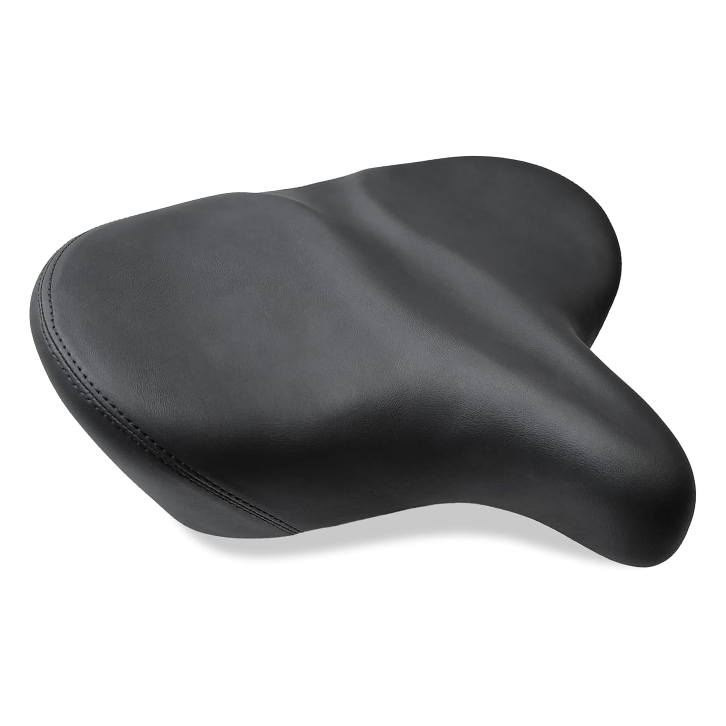 Sixthreezero Bike Seat, Comfortable Replacement Bicycle Saddle with Extra Large Seat and Super Max Cushion Wide Ergonomic Design