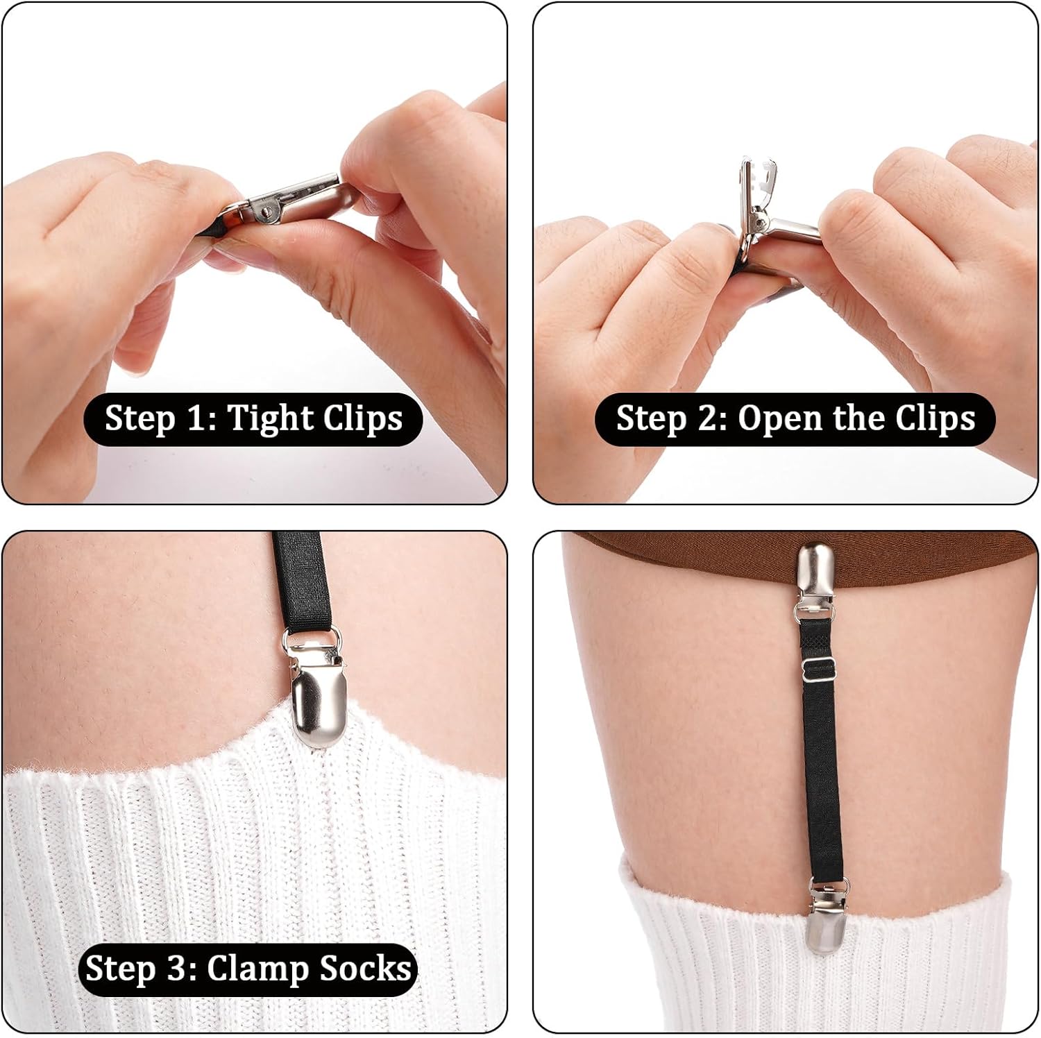 Wool Plus Size Thigh High Socks For Thick Thighs- Extra Long Womens Warm Cable Knit Over Knee Stockings Leg Warmers - Image 4