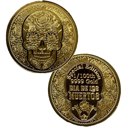 1/100 oz .9999 Fine Gold – Special Edition Day of The Dead Design #1 (Sealed in Capsule)