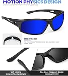 NSSIW Polarized Sunglasses-Men Sports Mens-Sunglasses: Sun Glasses Women Polarized UV400 Protection for Fishing Running Golf