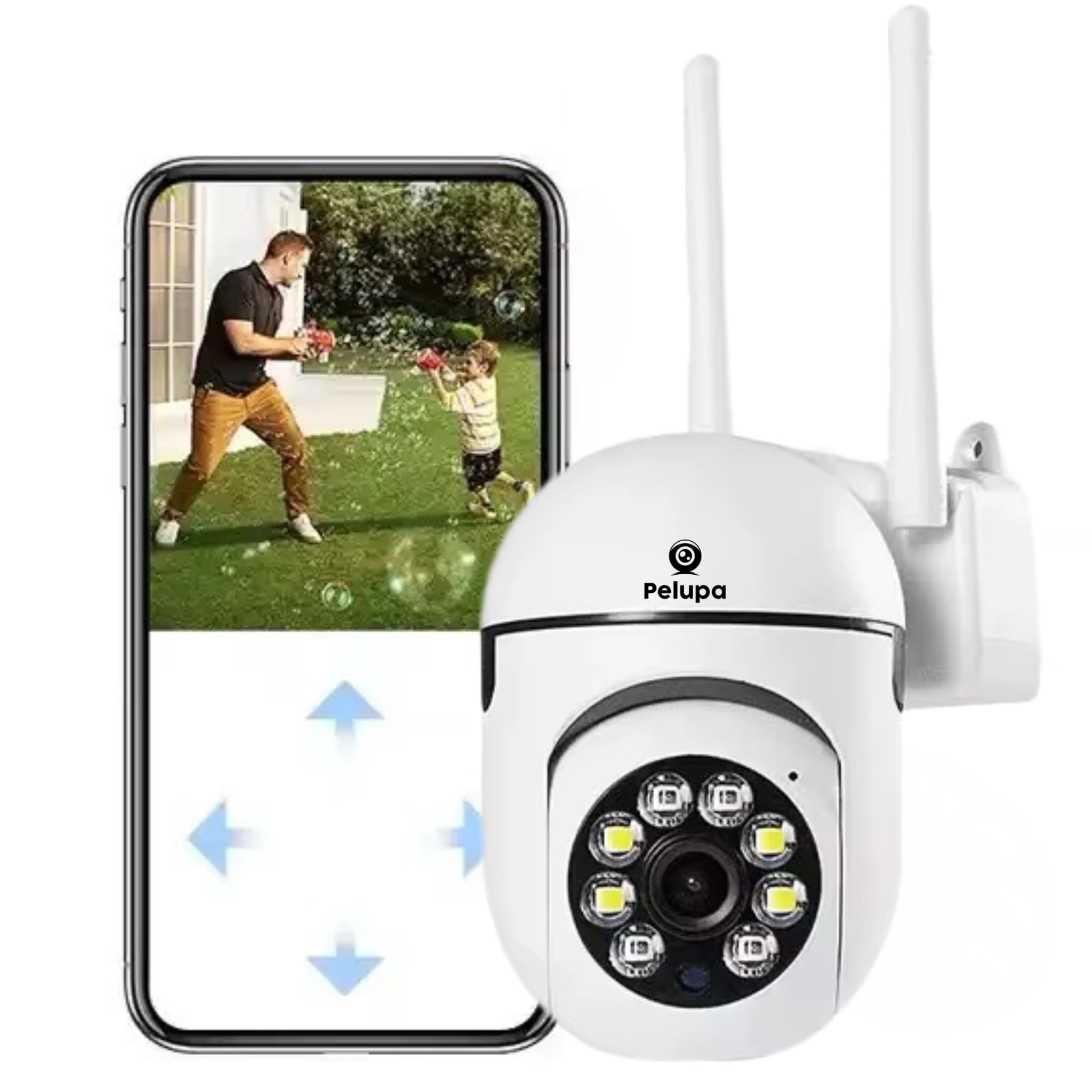 Pelupa 3MP FHD WiFi Indoor Mini PTZ Camera | for Home Office Security | Color Light Vision | 360° Rotation | Motion Tracking | Two Way Audio | Multi User View-image-11